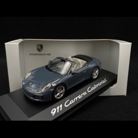 Porsche 911 type 991 Carrera Cabriolet 2015 phase 2 blue 1/43 Herpa WAP0201140G