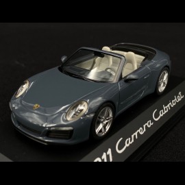 Porsche 911 type 991 Carrera Cabriolet 2015 phase 2 blau 1/43 Herpa WAP0201140G