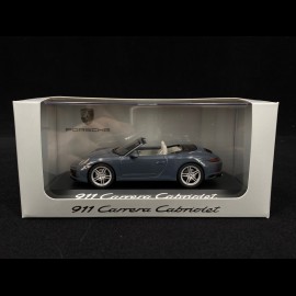 Porsche 911 type 991 Carrera Cabriolet 2015 phase 2 blau 1/43 Herpa WAP0201140G