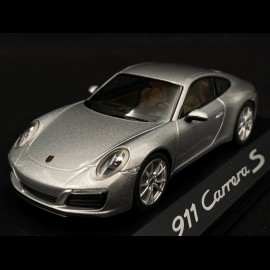 Porsche 911 Carrera S typ 991 phase II 2015 silbergrau 1/43 Herpa WAP0201280G