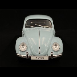 VW Beetle 1200 1960 Light Blue 1/24 White Box WB124055