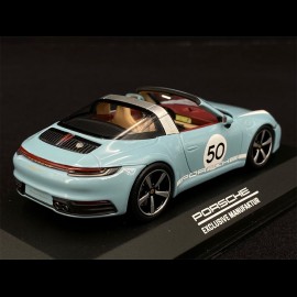 Porsche 911 / 992 Targa 4S n° 50 Meissen Blau Heritage Edition 1/43 Minichamps WAP0209110NTRG