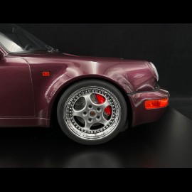 Porsche 911 Turbo S Type 964 1992 Amethyst Metallic 1/8 Minichamps 800669001