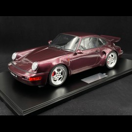 Porsche 911 Turbo S Type 964 1992 Amethyst Metallic 1/8 Minichamps 800669001