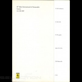 Ferrari Brochure Press-kit Salon de Genève 1997 in Italian English 3M197