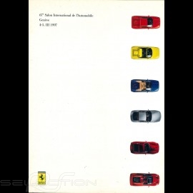 Ferrari Brochure Press-kit Salon de Genève 1997 in Italian English 3M197