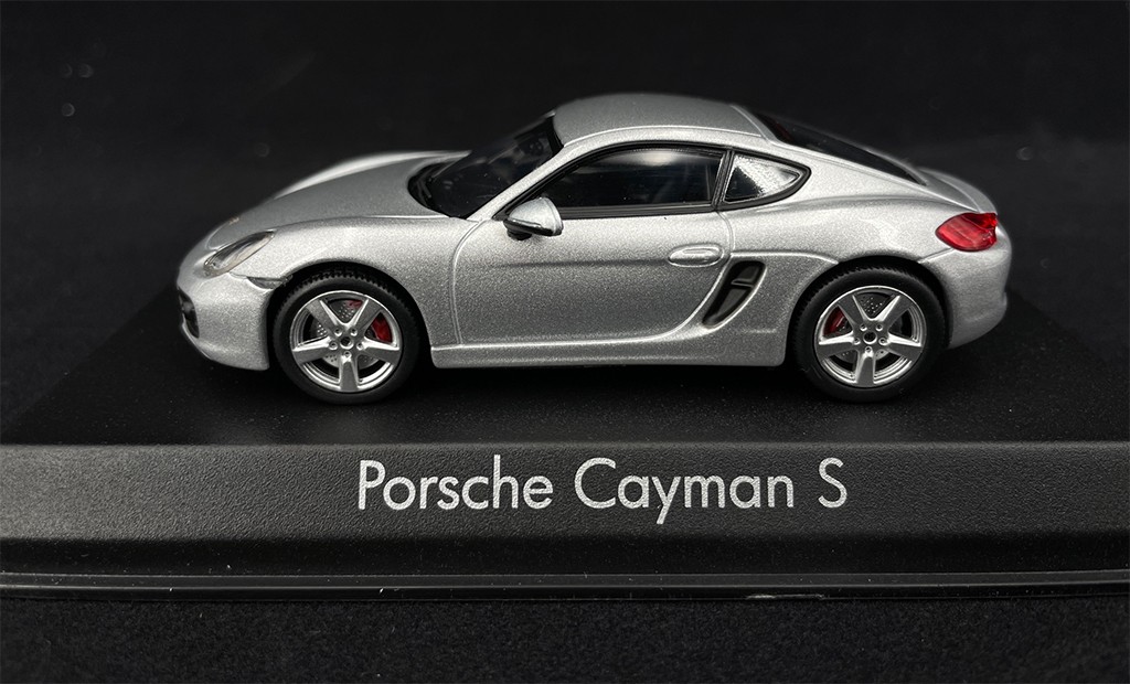 Porsche Cayman S 981 2013 grau 1/43 Norev 750036 - Elfershop
