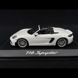 Porsche 718 Boxster Spyder 2019  Weiß 1/43 Minichamps WAP0202100K