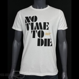 007 T-Shirt No Time To Die 2021 Weiß - Herren