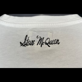 Steve McQueen T-shirt Iconic Pilot White Hero Seven - men