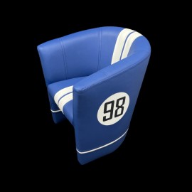 Kleiner Tubstuhl Racing Inside für Kinder n° 98 Cobra racing blau / white