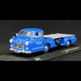 Mercedes-Benz racing car transporter 1955 Blue Wonder 1/43 - Ixo Models RAC342