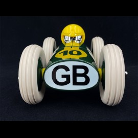 Vintage inspirierte Miniatur Bonnie grün Great Britain Playforever PLBON407