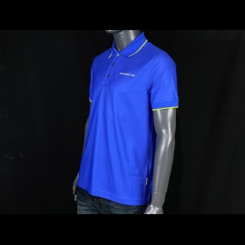 Porsche polo shirt Sport Collection Blau / Grün WAP545H - Herren