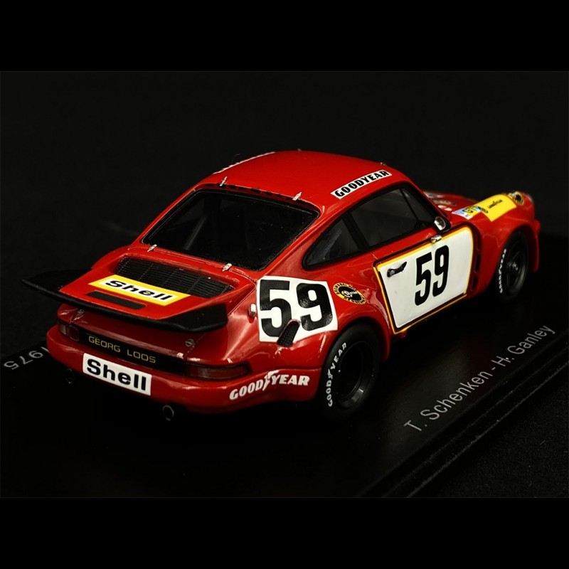 Maquette Porsche 911 RSR N°58 - 24 Heures Du Mans 1975 | Échelle 1/43, Marque Gamma | Résine, Occasion