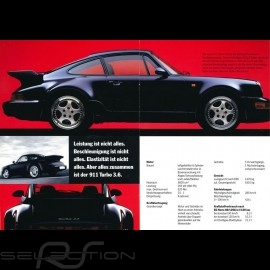 Porsche Brochure 911 928 968 Range 8/1993 in german WVK12731194