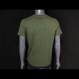 Steve McQueen T-shirt Moto Stay cool be a hero Khaki Green Hero Seven - men