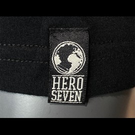 Steve McQueen T-shirt Moto Stay cool be a hero Black Hero Seven - men