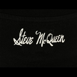 Steve McQueen T-shirt Moto Stay cool be a hero Black Hero Seven - men