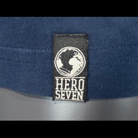 Steve McQueen T-shirt Driving License Marine Blue Hero Seven - men