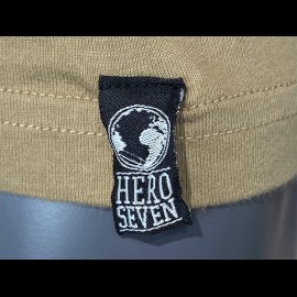 T-Shirt Steve McQueen Driving License Gelb Hero Seven - Herren