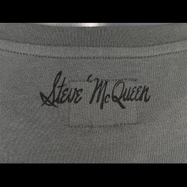 Steve McQueen T-shirt Driving License Grey Hero Seven - men