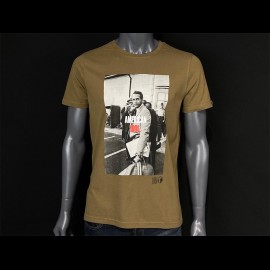 Paul Newman T-shirt American Idol Khaki Grün Hero Seven - Herren
