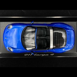 Porsche 911 typ 991 Targa 4 2013 Saphirblau metallic 1/43 Minichamps WAP0200350E