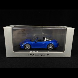 Porsche 911 typ 991 Targa 4 2013 Saphirblau metallic 1/43 Minichamps WAP0200350E
