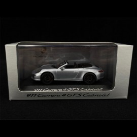 Porsche 991 Carrera 4 GTS Cabriolet silber 1/43 Schuco WAP0201030F