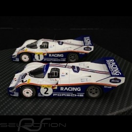 Duo Porsche 956K n° 1 & n° 2 1000km Nürburgring 1983 1/43 Werk83 W83430003