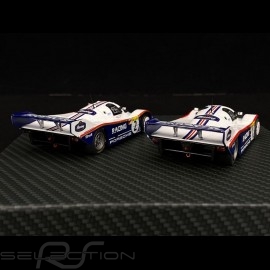Duo Porsche 956K n° 1 & n° 2 1000km Nürburgring 1983 1/43 Werk83 W83430003