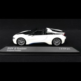 BMW i8 Roadster 2018 Kristallweiß 1/43 Minichamps 410027031