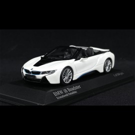 BMW i8 Roadster 2018 Crystal White 1/43 Minichamps 410027031