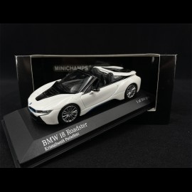 BMW i8 Roadster 2018 Kristallweiß 1/43 Minichamps 410027031