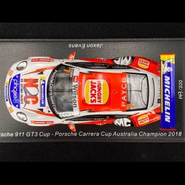Porsche 911 Type 991 GT3 Cup n° 7 Sieger Carrera Cup Australia 2018 1/43 Spark AS032