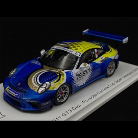 Porsche 911 GT3 Cup n° 78 Winner Carrera Cup Japan 2018 1/43 Spark SJ066