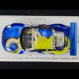 Porsche 911 GT3 Cup n° 78 Winner Carrera Cup Japan 2018 1/43 Spark SJ066
