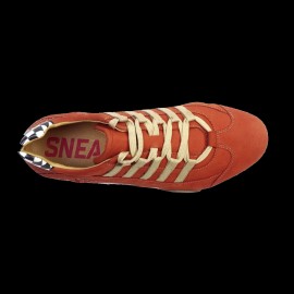 Sneaker / basket shoes Style race driver orange - men