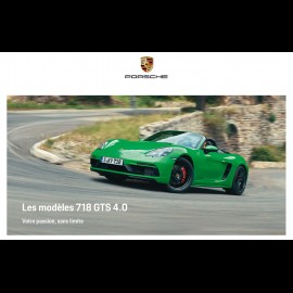 Porsche Broschüre 718 GTS 4.0 Votre passion, sans limite 01/2020 in Französisch WSLN2001000430