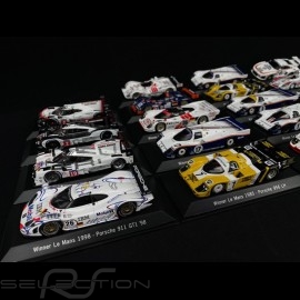 19 modellautos set Porsche 24h Le Mans Sieger 1/43 Spark