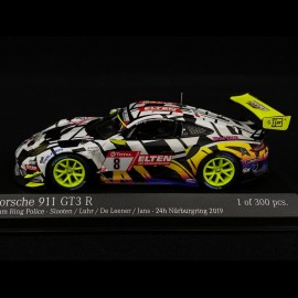 Porsche 911 GT3 R N°8 24h Nürburgring Team Ring Police 2019 1/43 Minichamps 413196088