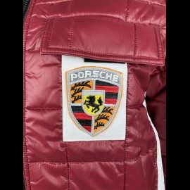 Porsche jacket factory mechanic Seventies style Burgundy WAP840F - men