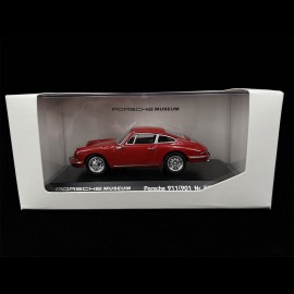 Porsche 911 typ 901 n° 57 1964 signalrot 1/43 Welly MAP01991118