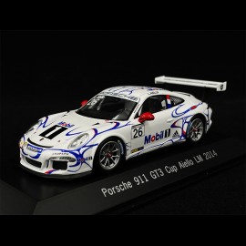 Porsche 911 type 991 GT3 Cup Aiello 24h Le Mans 2014 n° 26 1/43 Spark MAP02099214