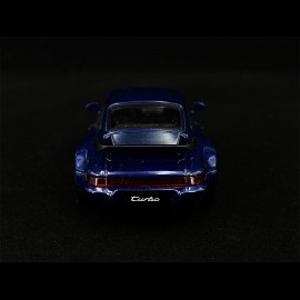 Porsche 911 Turbo Type 964 pull back toy Welly cobalt blue MAP01007016