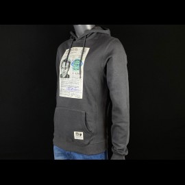 Sweatshirt Steve McQueen License Driving Asphaltgrau Hero Seven - Herren Sweatshirt Steve McQueen License Driving Asphaltgrau Hero Seven - Herren