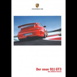Porsche Brochure  911 GT3 12/2008 in German WSL0901123710