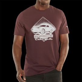 T-shirt Porsche 911 Targa Puma Carmona Red / White - men 531963-03