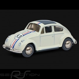 VW Käfer n° 53 Herbie Vintage Bausatz Set Weiß Micro Racer Schuco 450177800